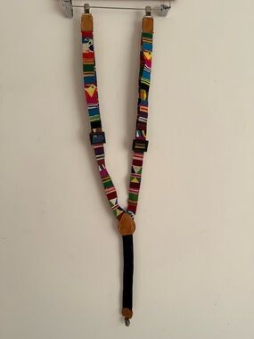 Colorful Geometric Suspenders - Multicolor